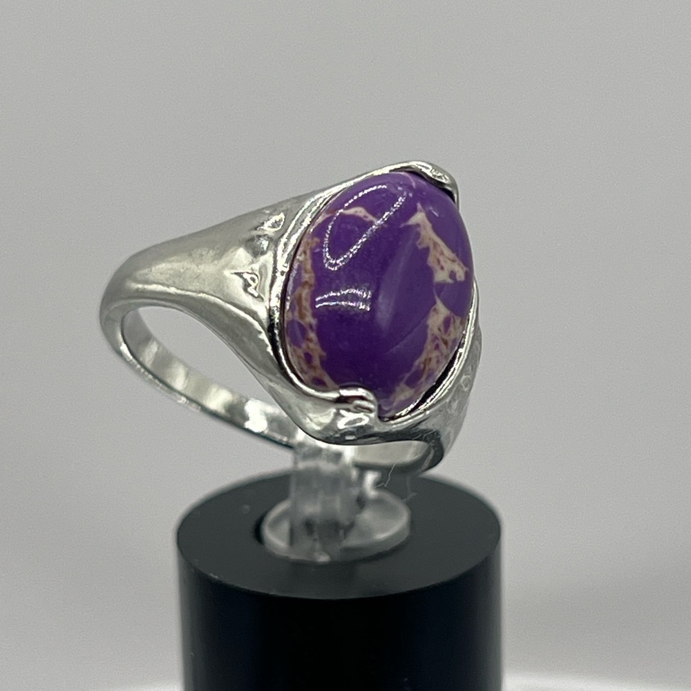 Brand New “Purple Turquoise” Silver Ring